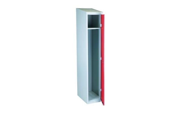Cityramp Clothing cabinet-locker with 1 door red