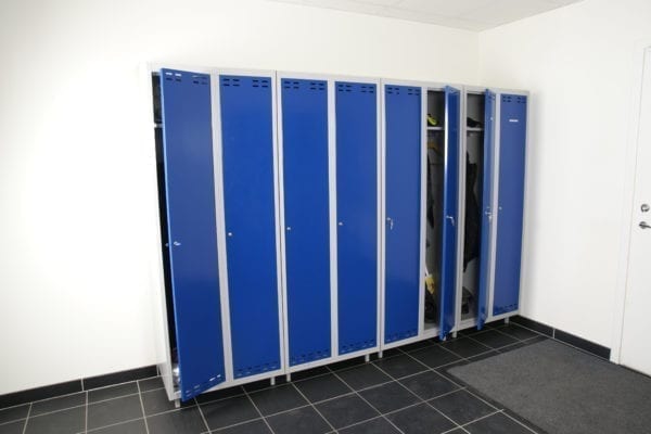 Cityramp Clothing cabinet-locker with 2 doors blue