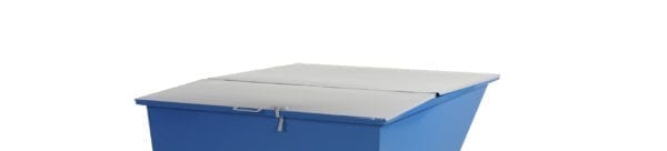 Cityramp Flat lid for open tilting Tippo 2500L container
