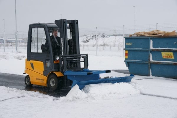 Cityramp Snowplough for forklift truck SP15 1500mm
