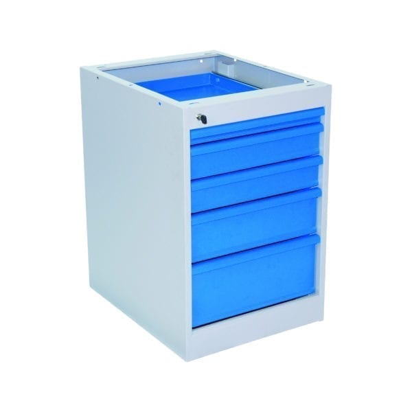 Cityramp Drawer unit for worktables with 5 drawers