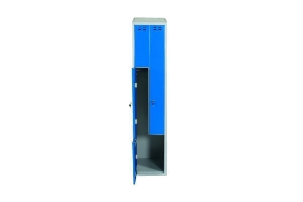 Cityramp Z-ustega garderoobikapp riidekapp 2 uksega sinine