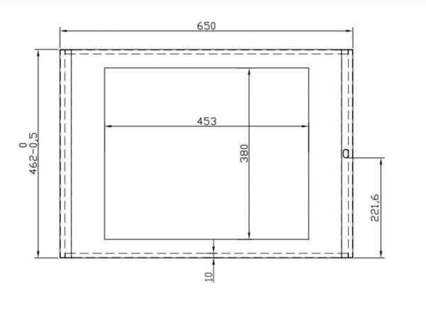 Terasplekist aruvitkapp LCD monitorile